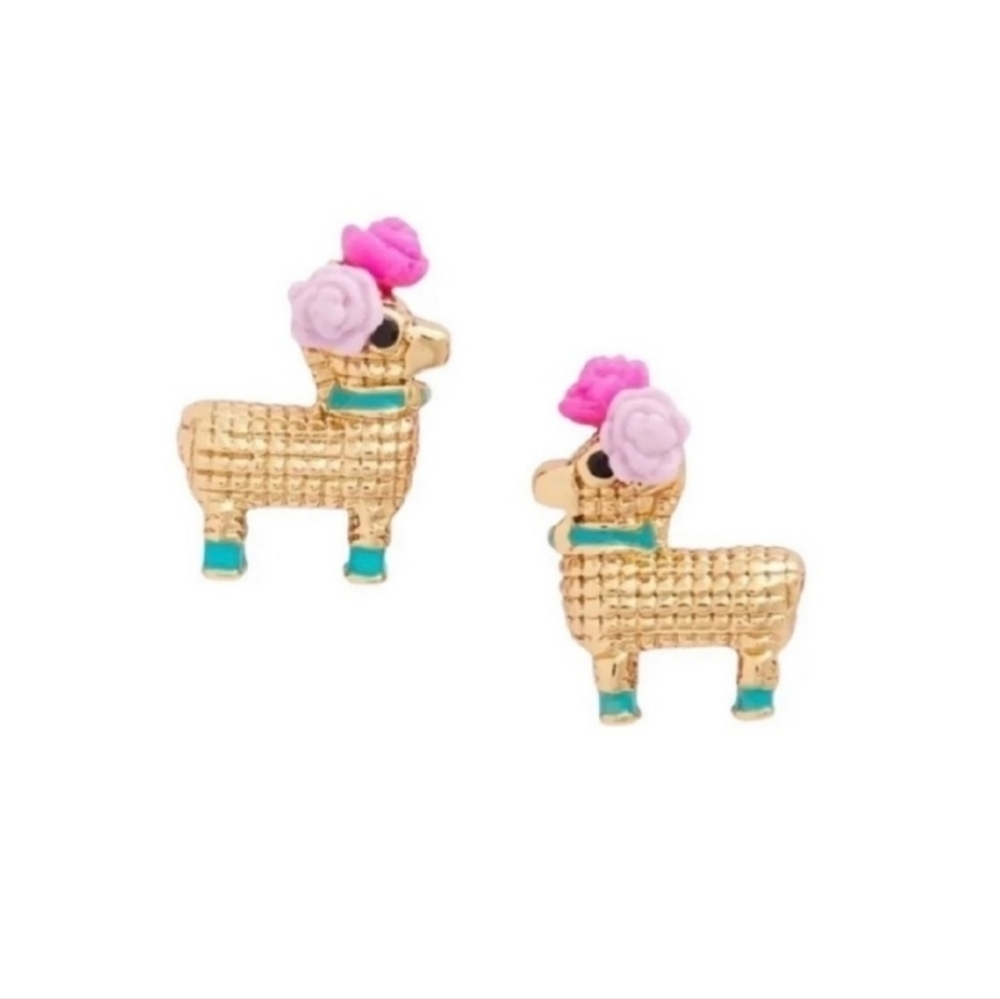 🐶▪️Kate Spade ▪️Haute Stuff ‘penny the piñata’ Dog Stud Earrings - Picture 1 of 6